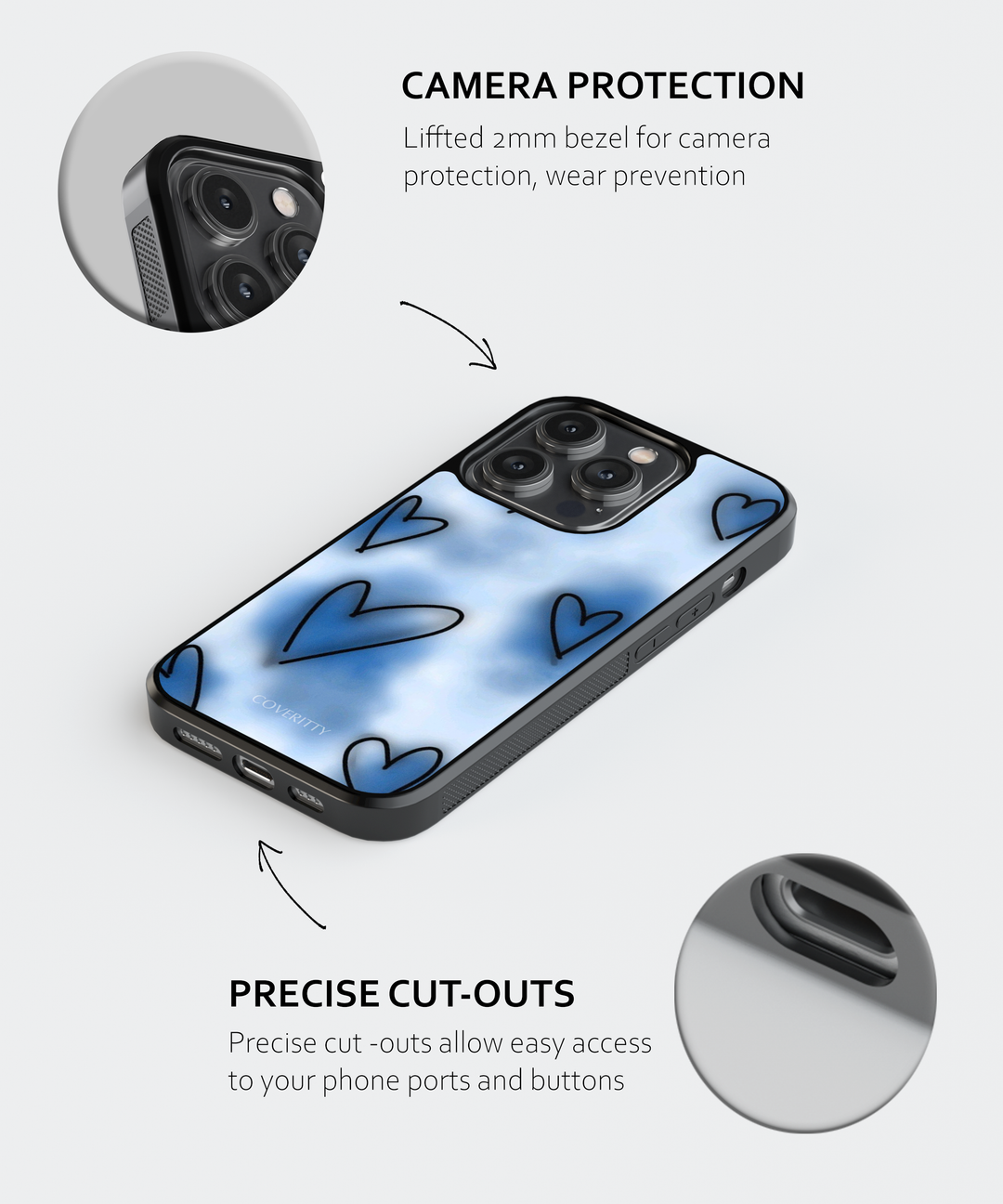 Stylish Coveritty phone case – durable protection for iPhone and Android